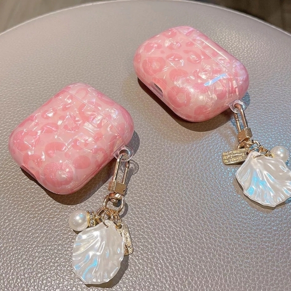 Airpods case Cover Airpods Pro Case Cover Airpods 3rd Gen Case Cover Pink Pearl - Picture 7 of 7